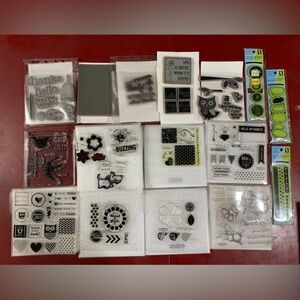 Assorted Clear Stamps Collection #3